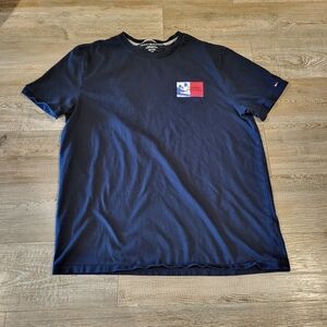 Tommy Hilfiger Graphic Desgined Palm Tree Beach Tee Shirt Men's Size Large